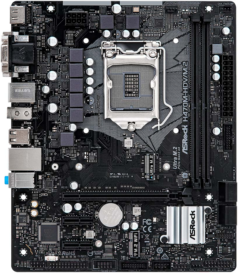 

Материнская плата ASRock H470M-HDV/M.2