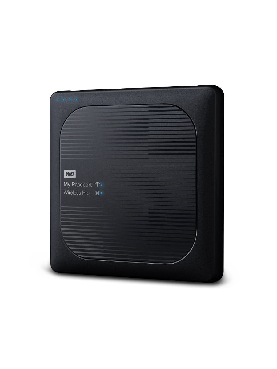 

Внешний жесткий диск WD My Passport Wireless Pro 2TB [WDBP2P0020BBK], My Passport Wireless Pro 2TB