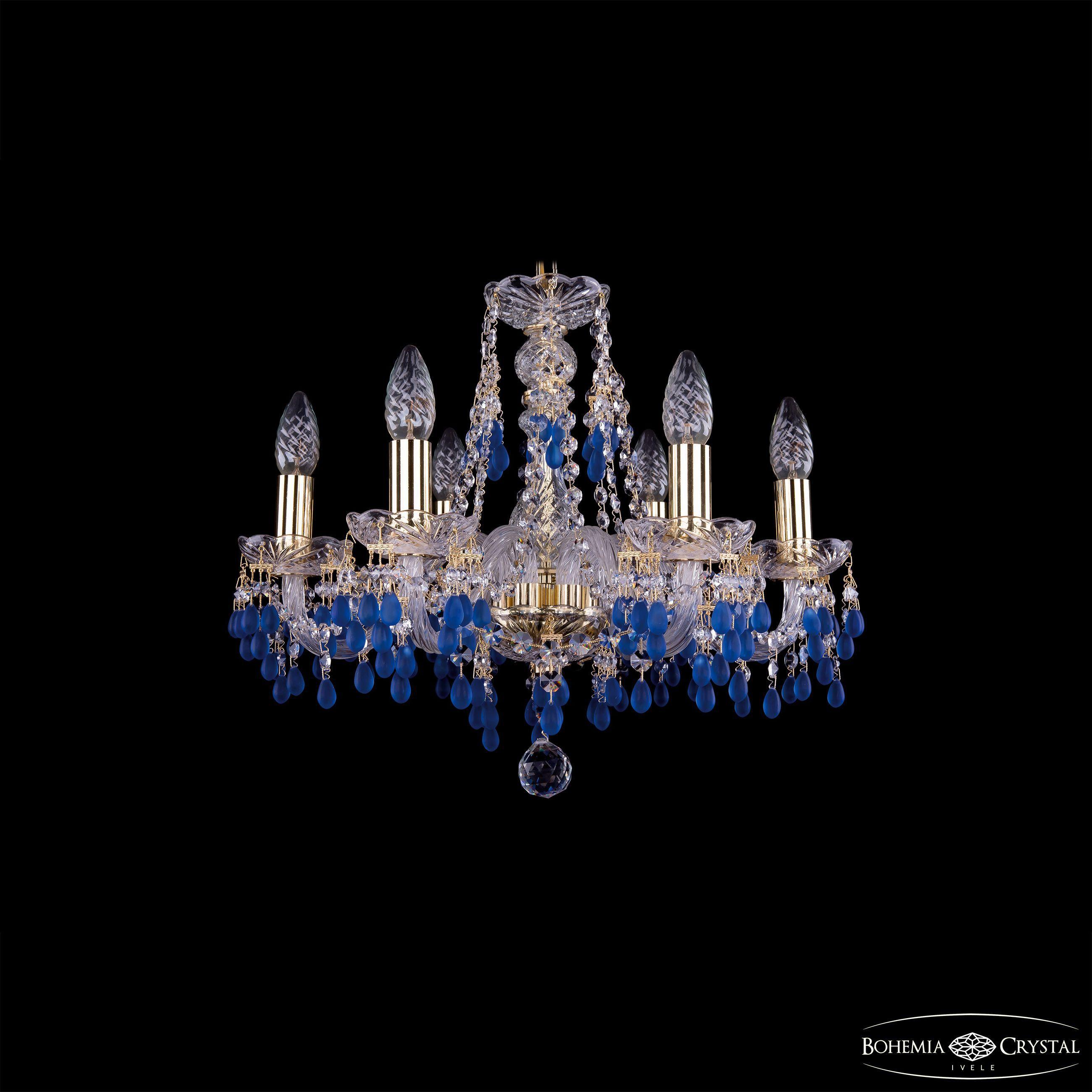 

Подвесная люстра Bohemia Ivele Crystal 1410/6/160 G V3001