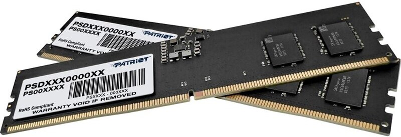 

Оперативная память Patriot DDR5 2x16Gb 4800MHz Signature RTL PC5-38400 CL40 DIMM ECC 288-pin 1.1В (PSD532G4800K)