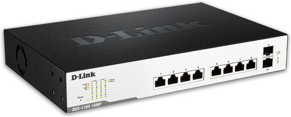 

Коммутатор D-Link DGS-1100-10MP/B1A, DGS-1100-10MP/B1A