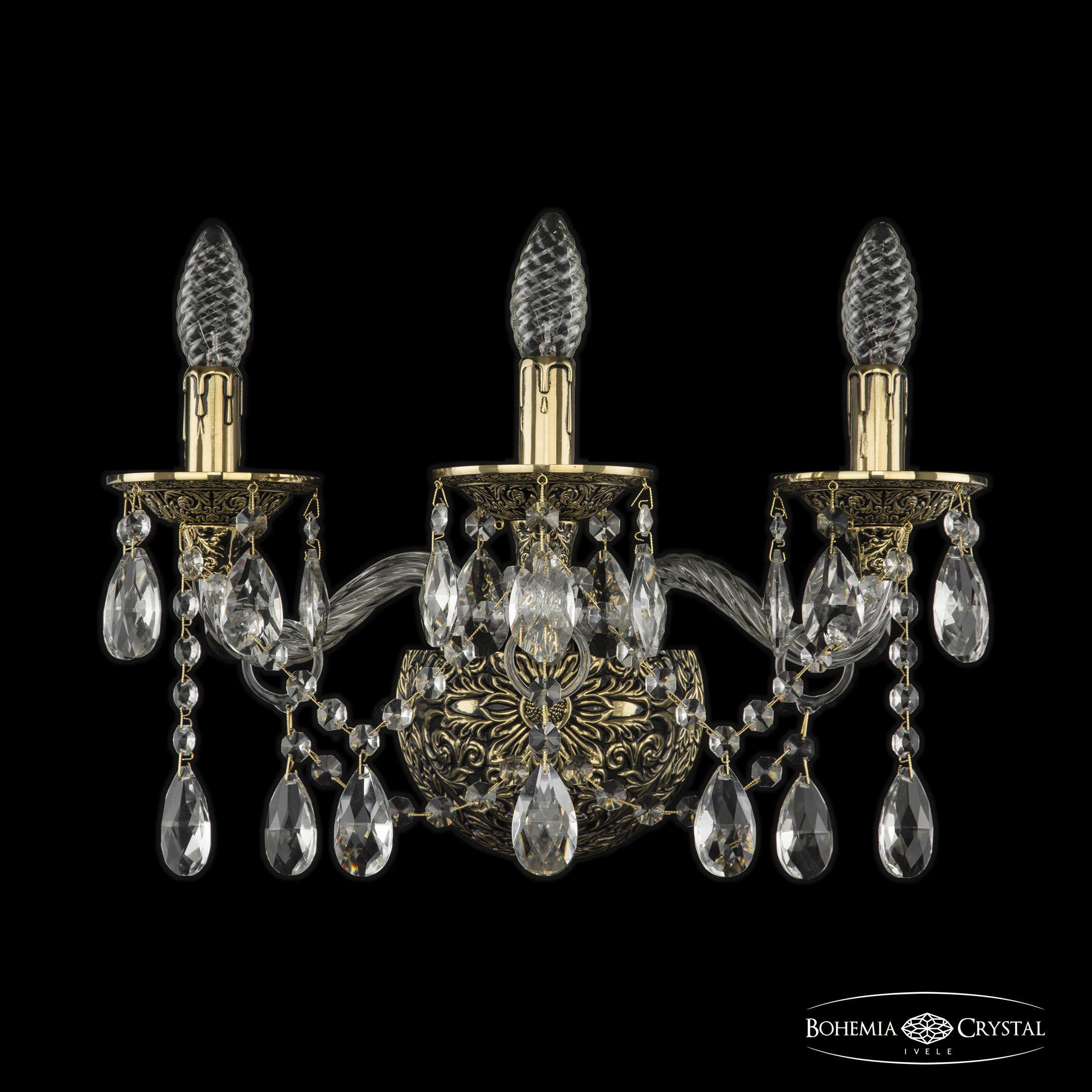 

Бра Bohemia Ivele Crystal 16113B/3/165 GB, 16113B/3/165 GB