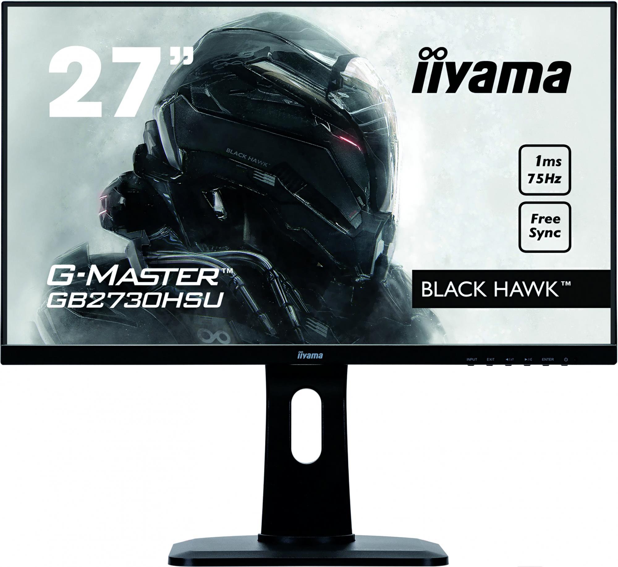 

Монитор Iiyama Black Hawk G-Master GB2730HSU-B1, Монитор Iiyama G-Master GB2730HSU-B1 Black Hawk
