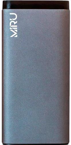

Портативное зарядное устройство Miru 10000 mAh жемчужный серый [3004], 10000 mAh