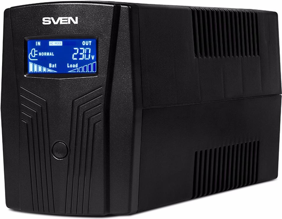 

Источник бесперебойного питания SVEN Pro 650 (LCD, USB), Pro 650 LCD USB