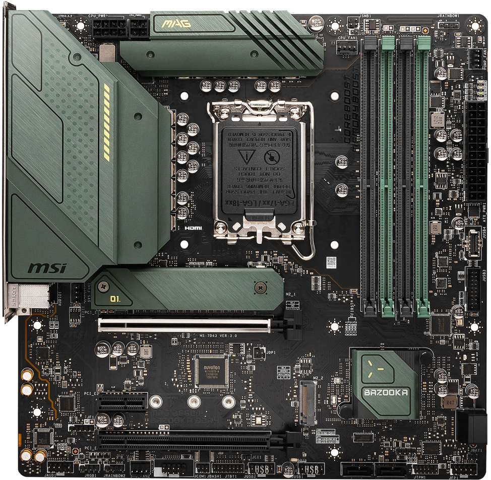 

Материнская плата MSI MAG B660M BAZOOKA DDR4