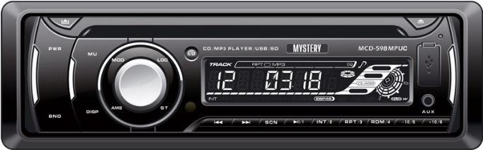 

Автомагнитола Mystery MCD-598MPUC, MCD-598MPUC