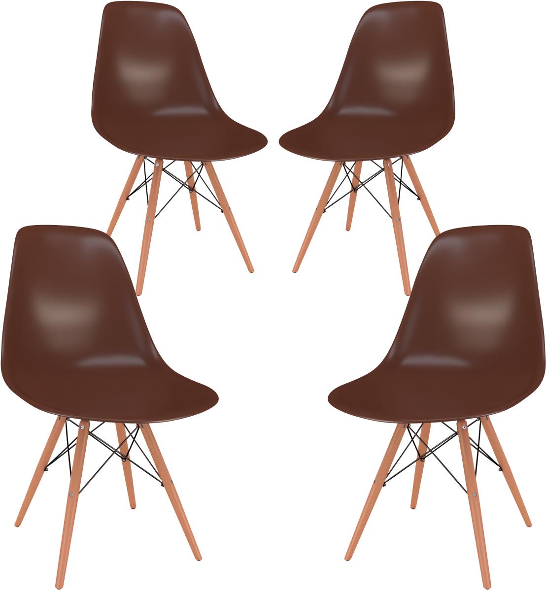 

Стул Loftyhome Acacia комплект 4 ш Brown [XH-8056PP-Br-4], Acacia комплект 4 шт