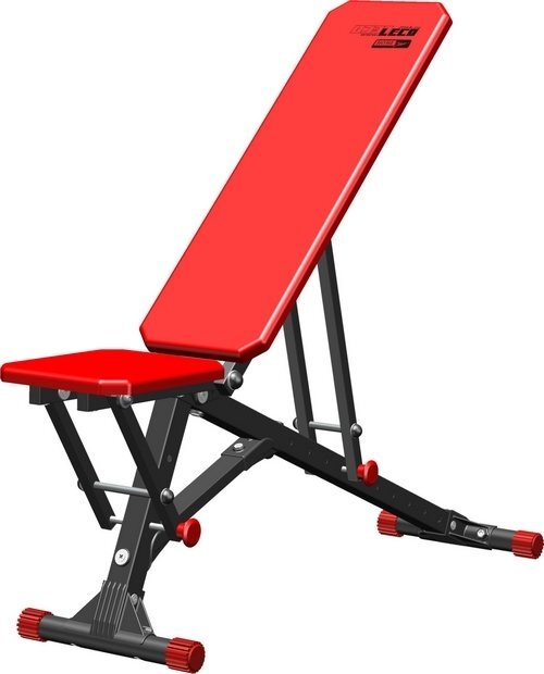 

Скамья универсальная Leco Home красный [гп027010], Силовая скамья Leco Home гп027010