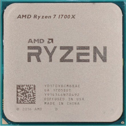 

Процессор AMD Ryzen 7 1700X (BOX, без кулера), Ryzen 7 1700X BOX