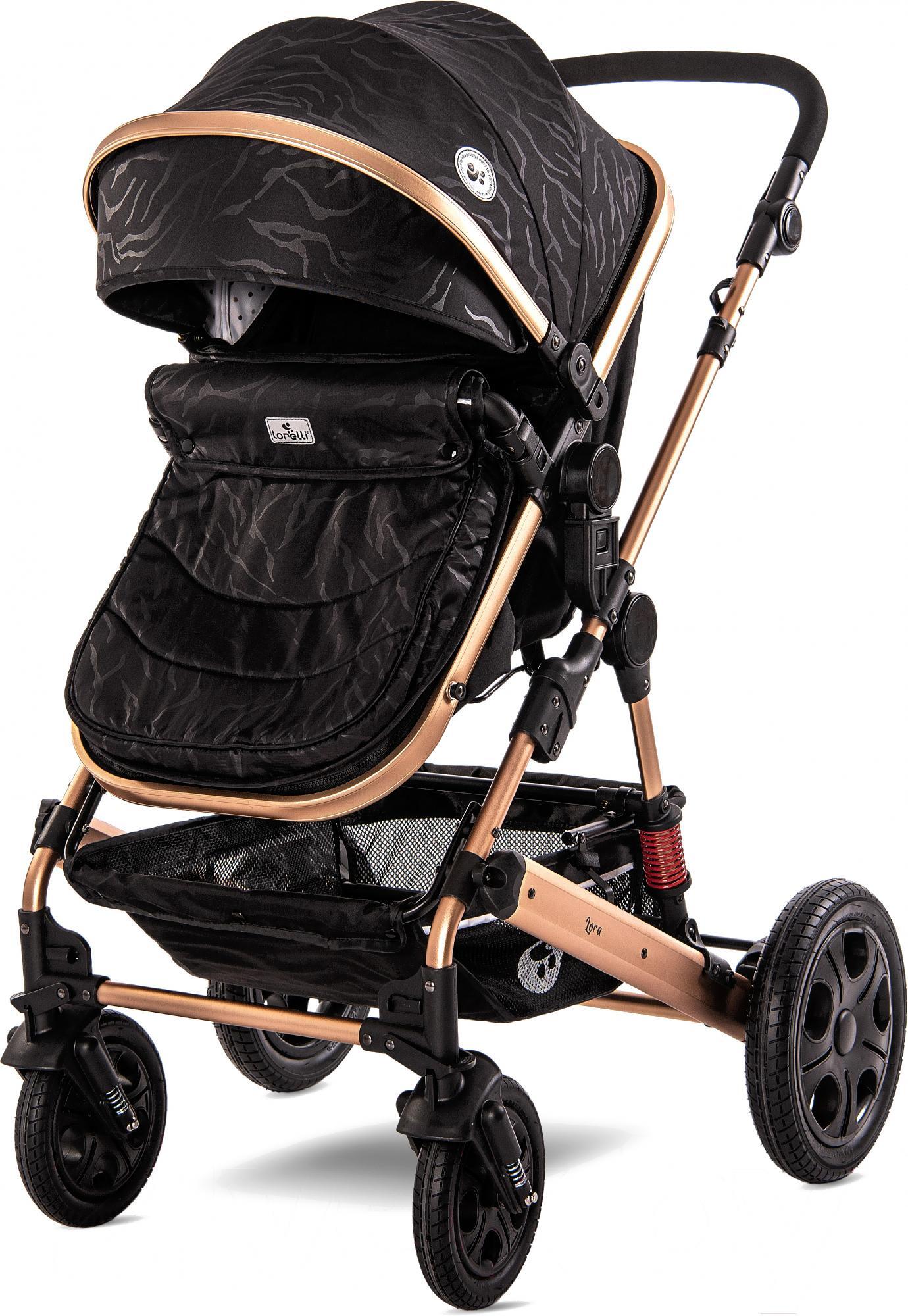 

Детская коляска Lorelli Lora 2в1 Luxe Black (10021272186)