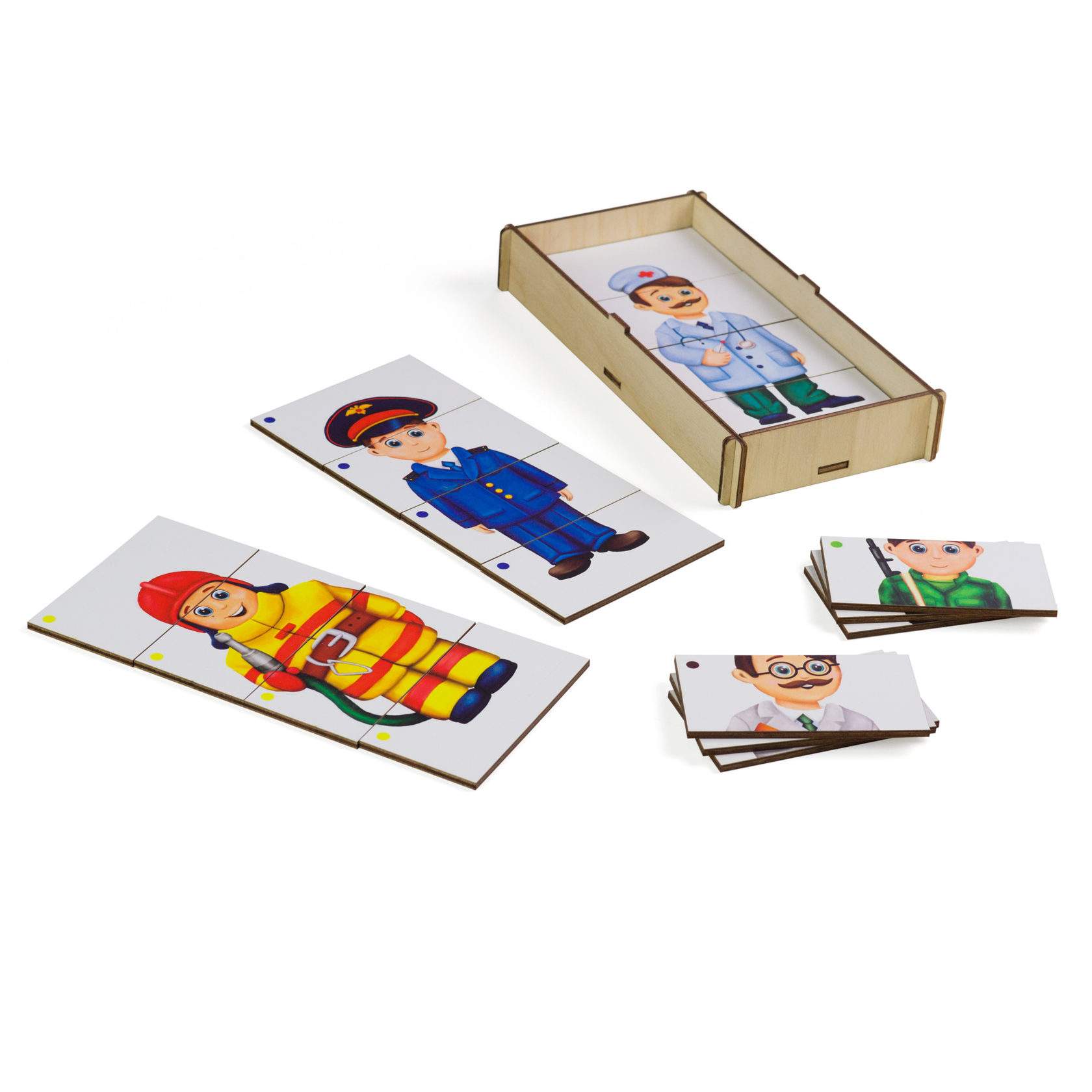 

Игрушка Paremo Составные картинки. Профессии-2, Составные картинки Профессии-2