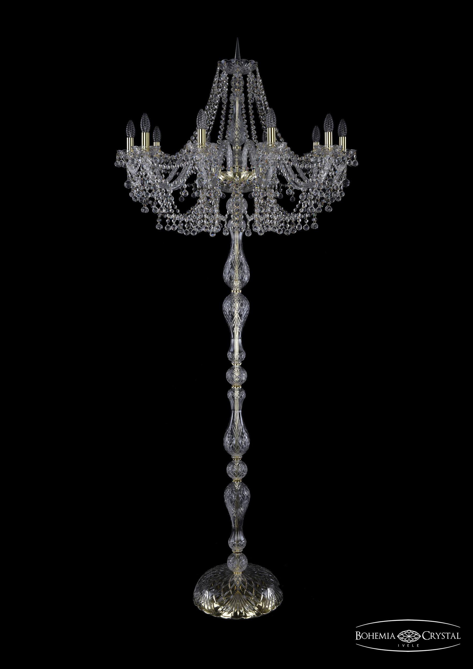 

Подвесная люстра Bohemia Ivele Crystal 1409T1/10/300-210/G, Торшер Bohemia Ivele Crystal 1409T1/10/300-210/G