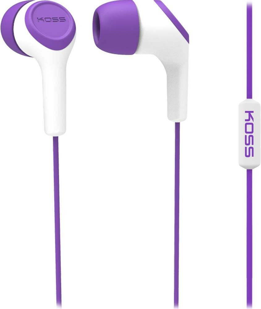 

Наушники с микрофоном KOSS KEB15i (фиолетовый), KEB15i