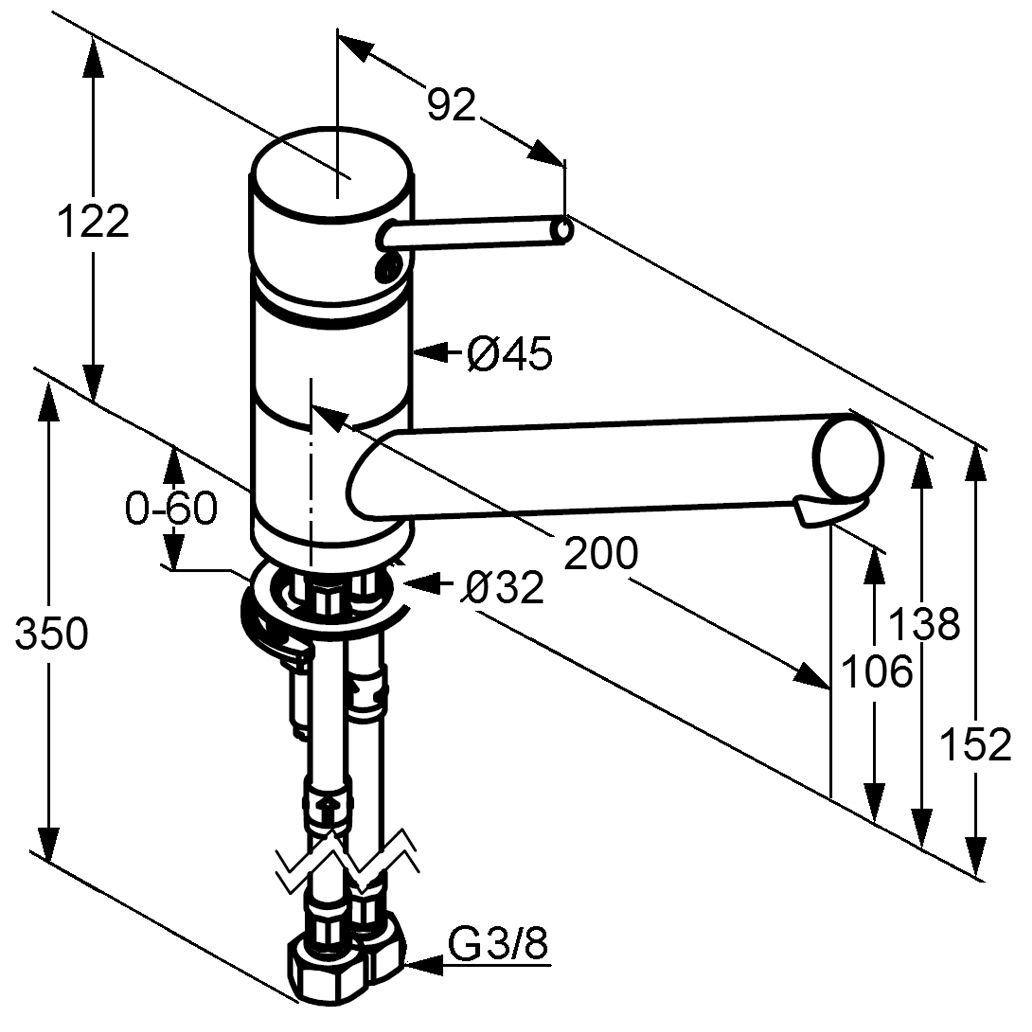 

Смеситель Kludi Scope [339330575], Scope