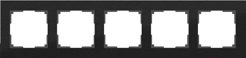 

Рамка для выключателя и розетки Werkel Alluminium 5 постов WL11-Frame-05 черный алюминий [a039120], Рамка Werkel Alluminium 5 постов WL11-Frame-05 a039120 черный алюминий