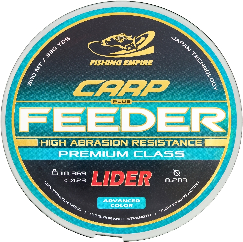 

Леска монофильная Lider CARP plus FEEDER CAMOU 300 м 0,35 мм [CA-035], Леска монофильная Lider CARP plus FEEDER CAMOU 300 м 0,35 мм CA-035