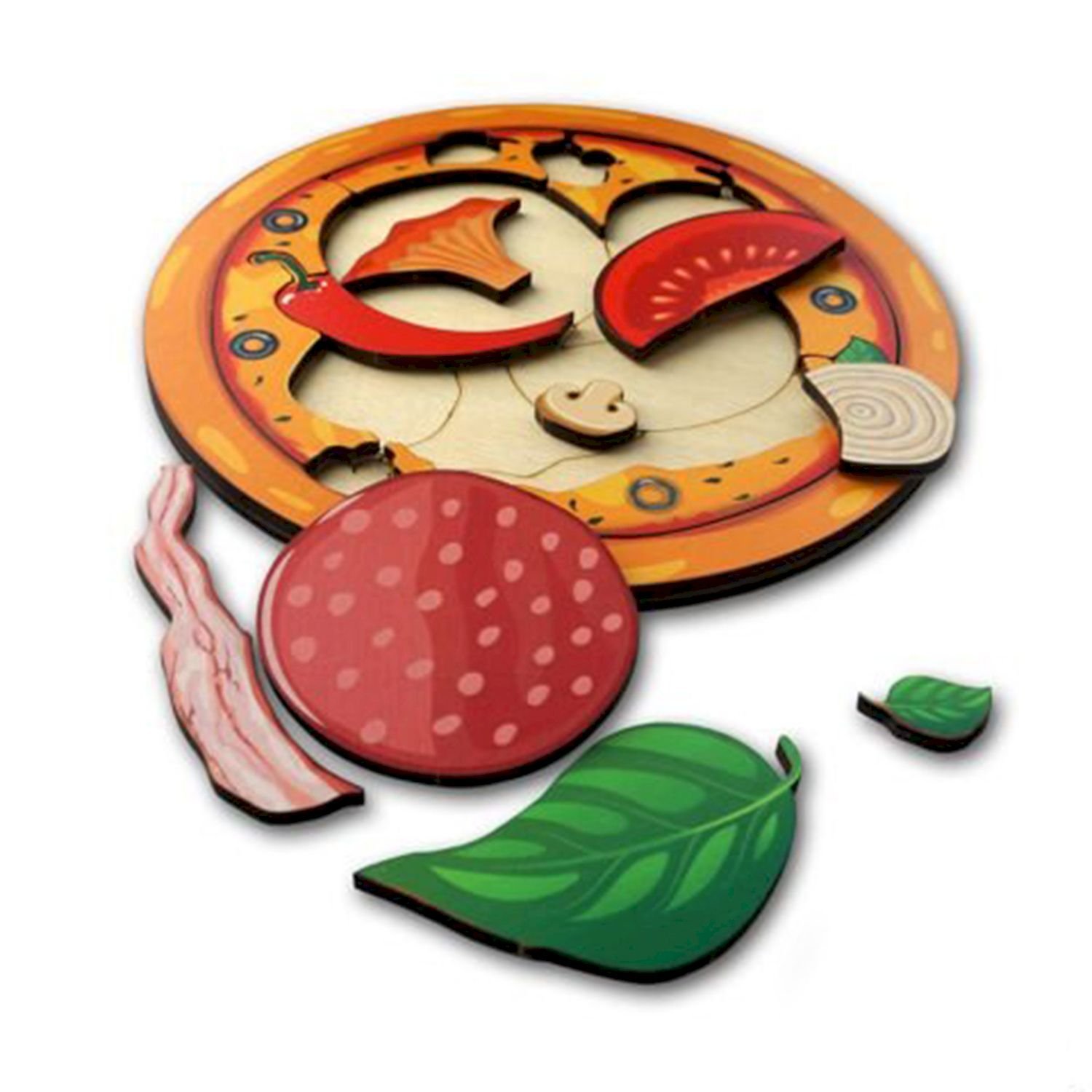 

Игрушка Paremo Вкладыши. Пицца, Вкладыши Пицца