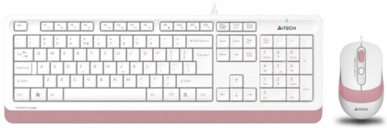 

Набор периферии A4Tech Fstyler F1010 белый/розовый [F1010 PINK], Набор периферии A4Tech Fstyler F1010 F1010 PINK белый/розовый