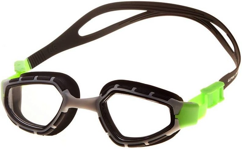 

Очки для плавания Alpha Caprice AD-G6100 Black/Green/Grey