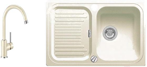 

Мойка кухонная Blanco Classic 45 S (521311) + смеситель Mida (519419) / 521311M2 (жасмин), Комплект CLASSIC 45 S + MIDA (521311 + 519419)