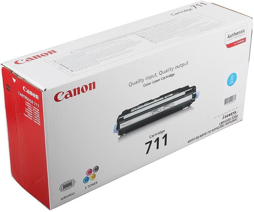 

Картридж Canon 711C голубой [1659B002], Картридж Canon 711C 1659B002 голубой