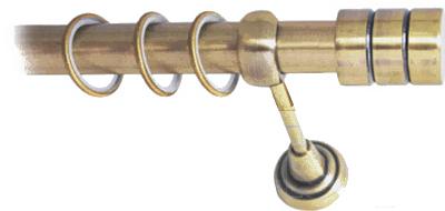 

Карниз Lm Decor Цилиндр 088 1р гладкий 25мм 3.2м антик