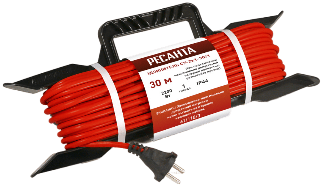 

Удлинитель силовой Ресанта СУ-2х1-30/1 (61/118/3)