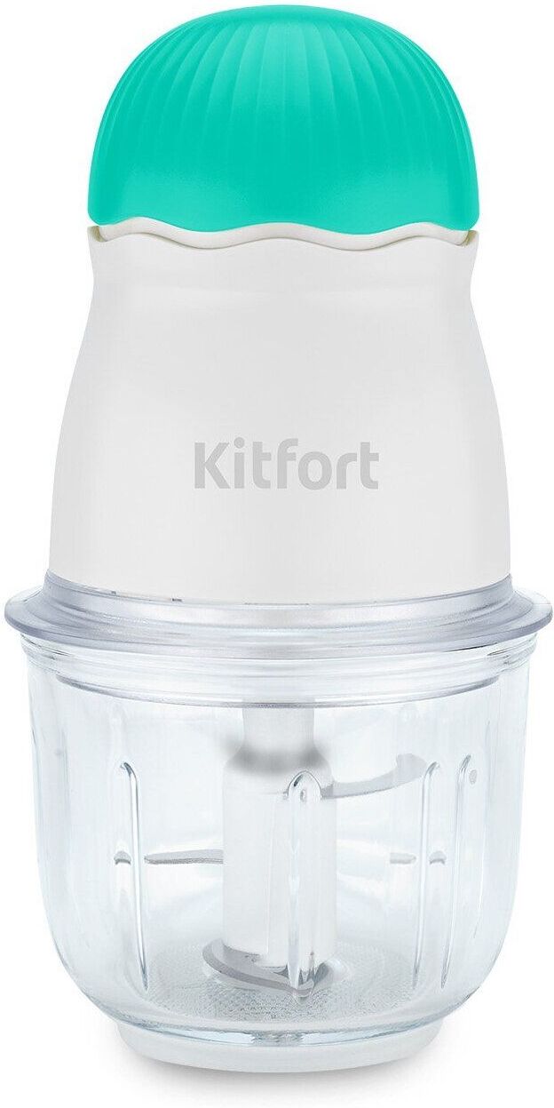 

Измельчитель Kitfort KT-3064-3 белый/бирюзовый