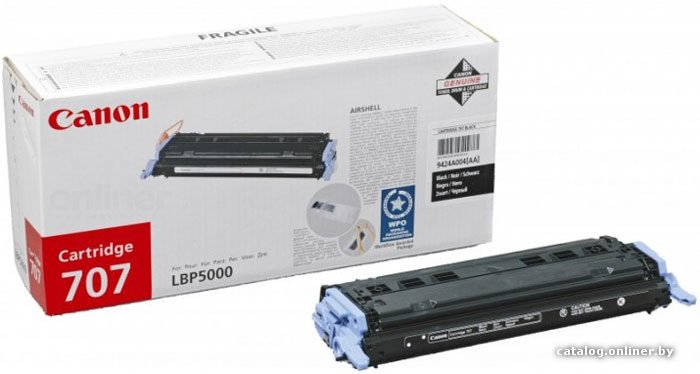 

Картридж для принтера Canon Cartridge 707 Yellow, Cartridge 707 Yellow