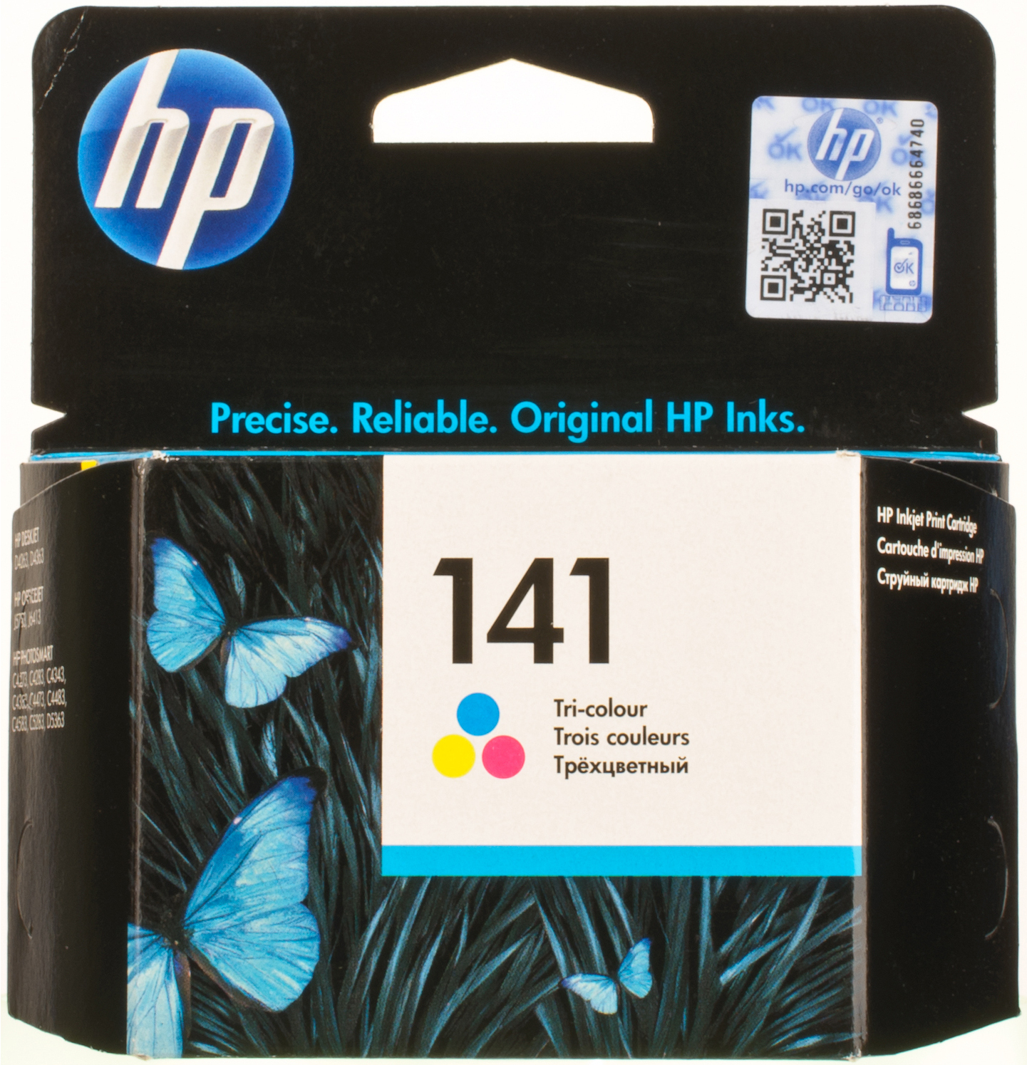 

Картридж для принтера HP 141 (CB337HE), Картридж HP 141 трехцветный (CB337HE)
