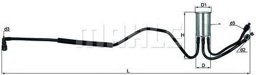

Фильтр топливный Knecht/Mahle KL553, KL553