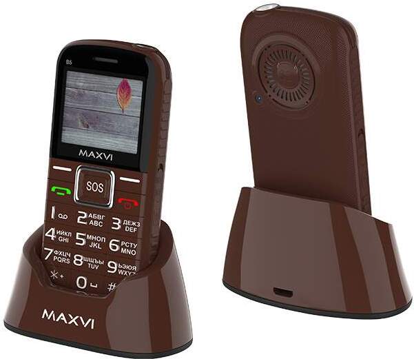 

Мобильный телефон Maxvi B5 Brown