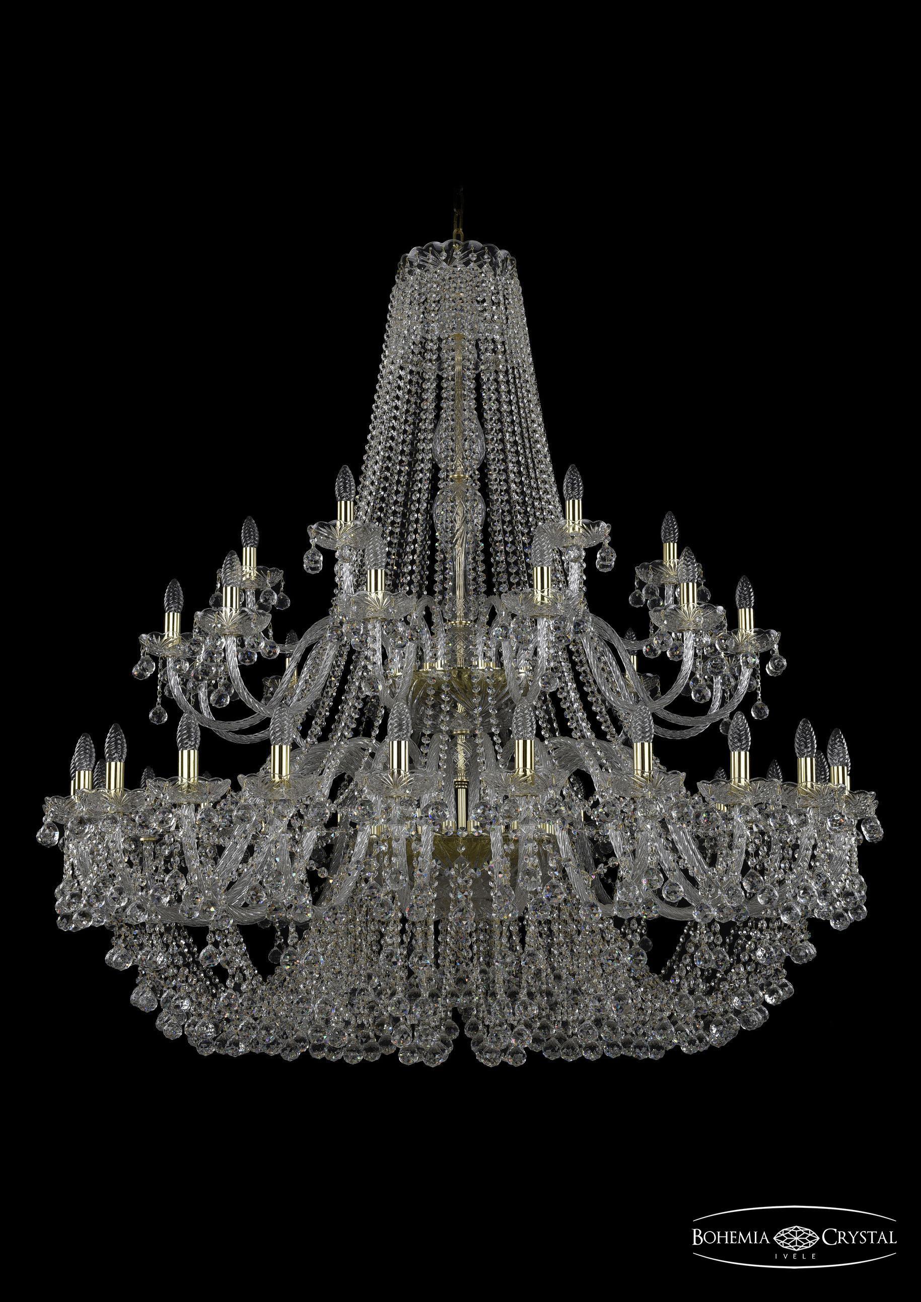 

Подвесная люстра Bohemia Ivele Crystal 1409/24+12+6/530/2d/G
