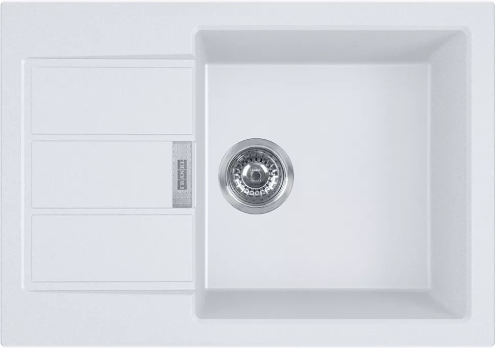 

Кухонная мойка Franke S2D 611-62/435 белый [143.0628.361], Кухонная мойка Franke Sirius 2.0 S2D 611-62 (435) Tectonite (белый)