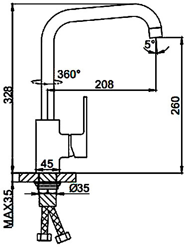 

Смеситель Frud R40301