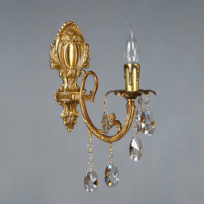 

Бра AMBIENTE by BRIZZI 8888/1 AB Tear drop [8888/1 AB Tear Drop], Бра AMBIENTE by BRIZZI 8888/1 AB Tear drop