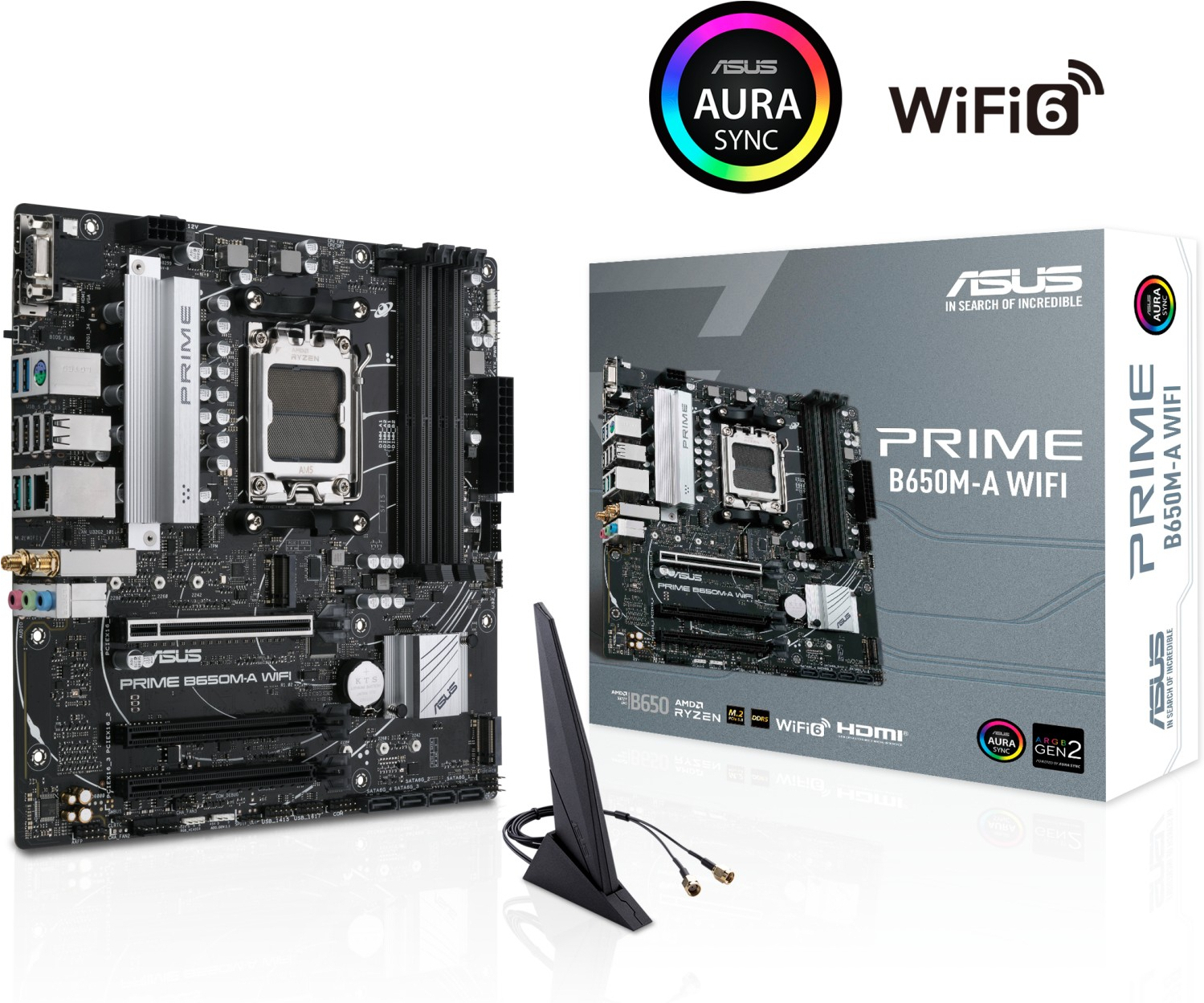 

Материнская плата Asus PRIME B650M-A WIFI AM5 mATX