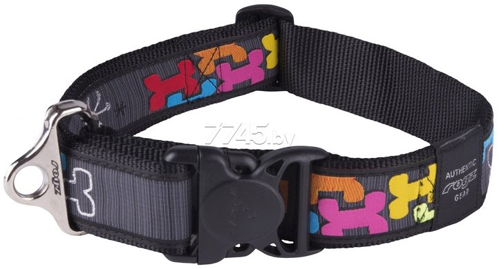 

Ошейник, поводок, намордник Rogz Special Agent Multi Bone Black, Special Agent Multi