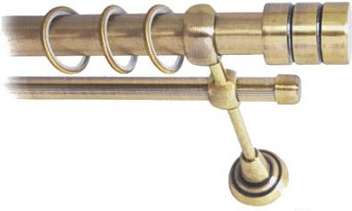 

Карниз Lm Decor Цилиндр 088 2р гладкий 25/16мм 1.6м антик