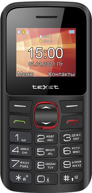 

Мобильный телефон TeXet TM-B315 черный [126999], TM-B315