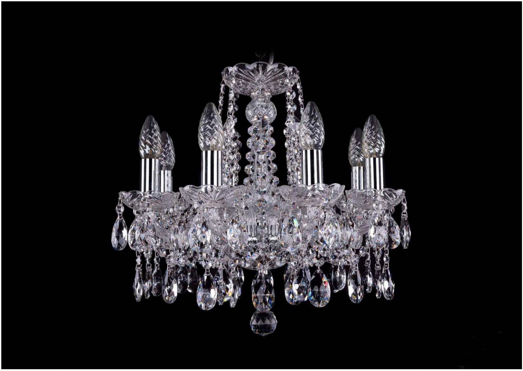 

Подвесная люстра Bohemia Ivele Crystal 1413/8/141/Ni