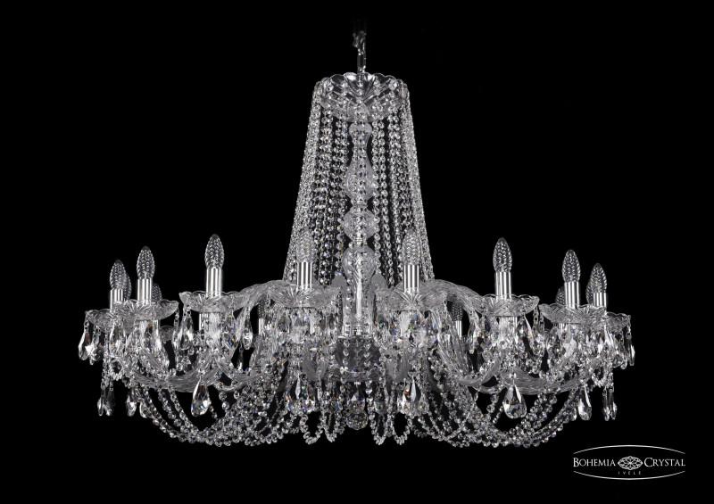 

Подвесная люстра Bohemia Ivele Crystal 1402/18/400/Ni