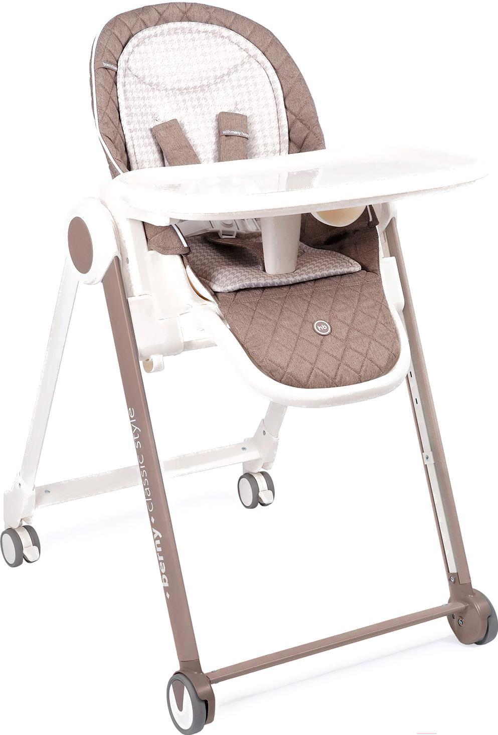 

Стульчик для кормления Happy Baby Berny Basic New brown [91002], Berny Basic New