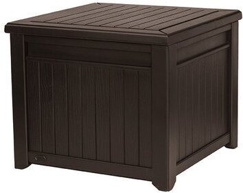 

Садовый стол Keter Cube Rattan 208L коричневый [237779], Сундук Keter Cube Rattan 208L 237779 (коричневый)