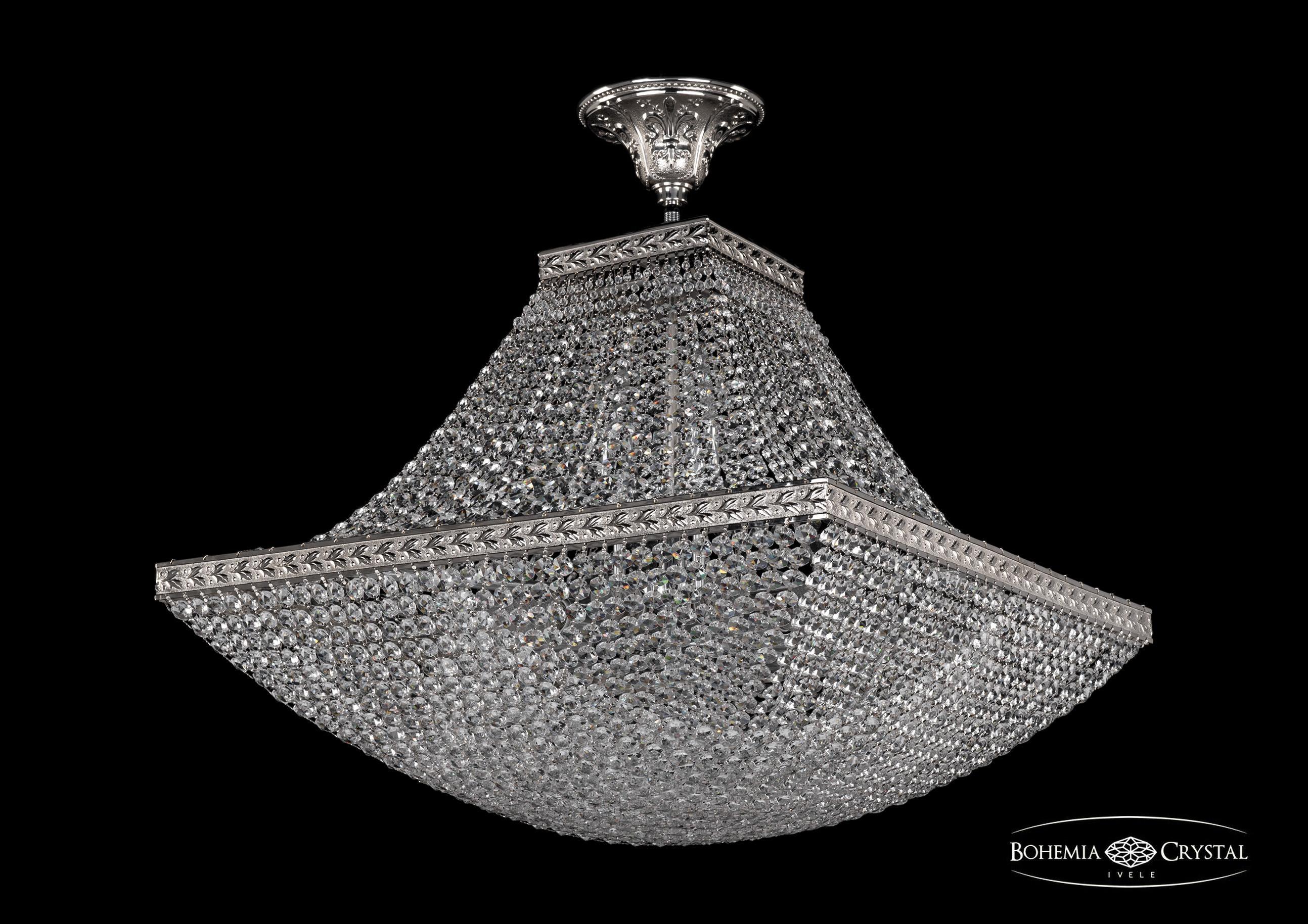 

Люстра на штанге Bohemia Ivele Crystal 19322/H1/55IV Ni