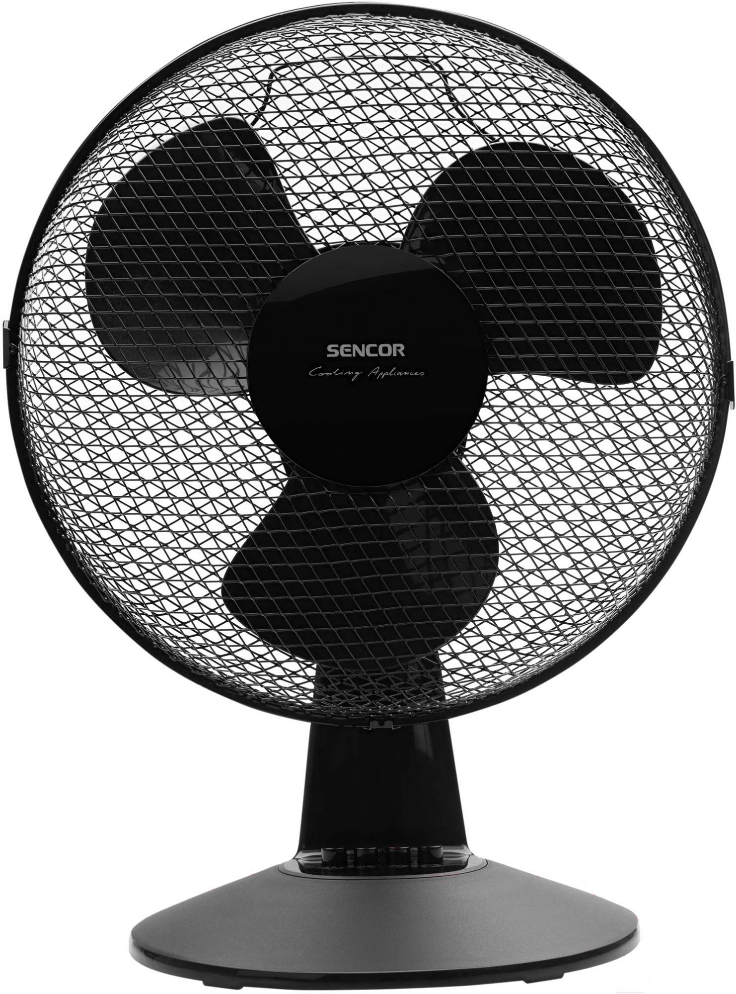 

Вентилятор Sencor SFE 3011 BK Black, Вентилятор настольный Sencor SFE 3011 BK