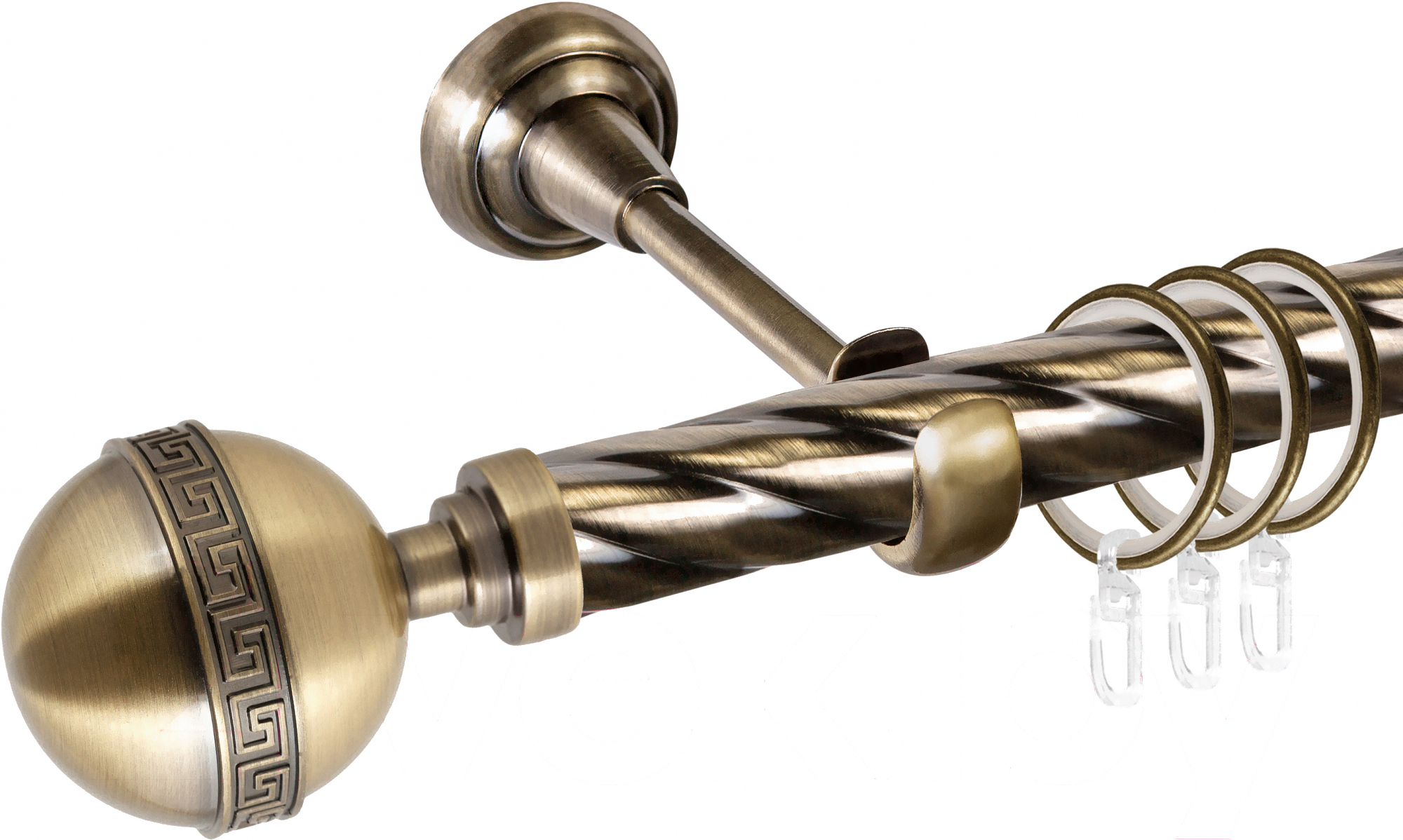 

Карниз АС ФОРОС Grace D25К + наконечники Таврика 2м антик