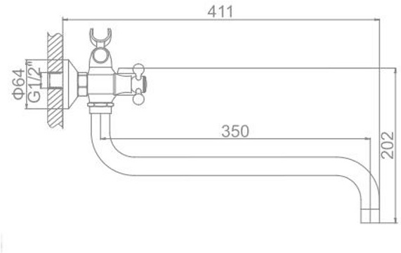 

Смеситель Ledeme L2327