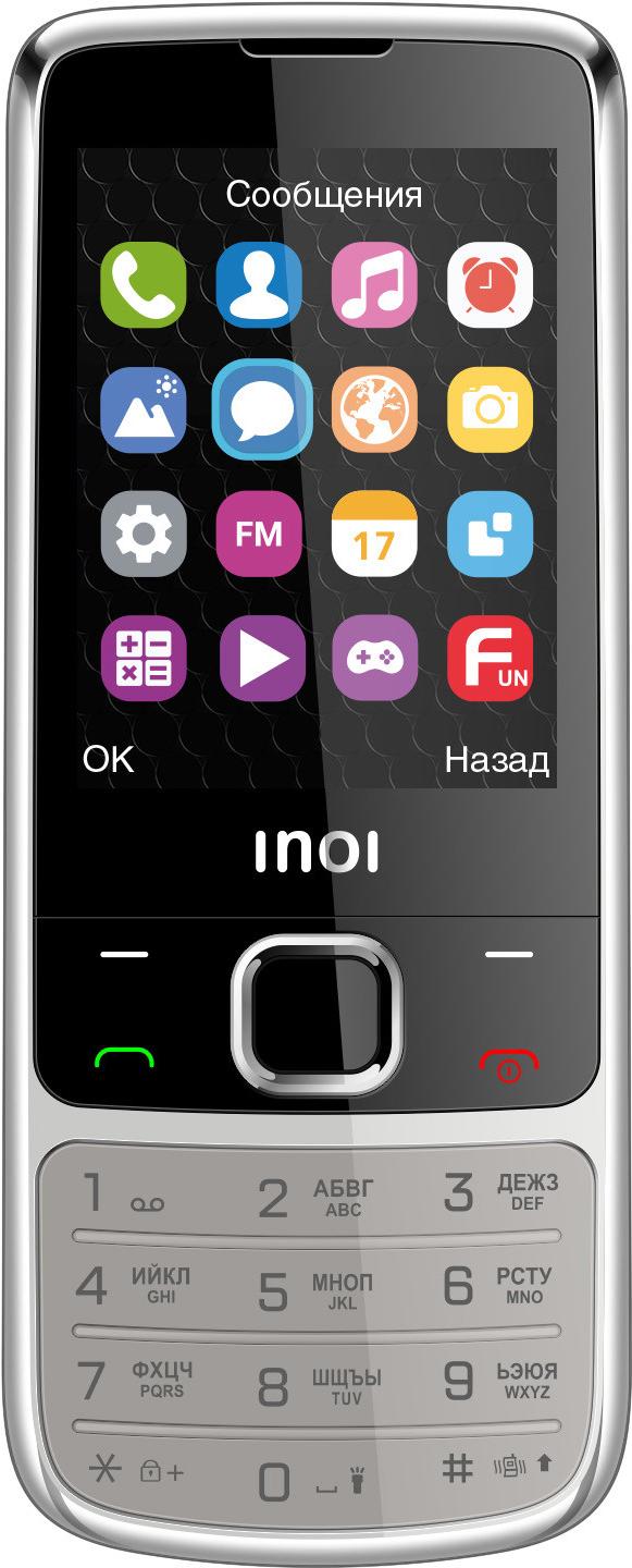 

Мобильный телефон INOI 243 Silver [2000901165431], 243